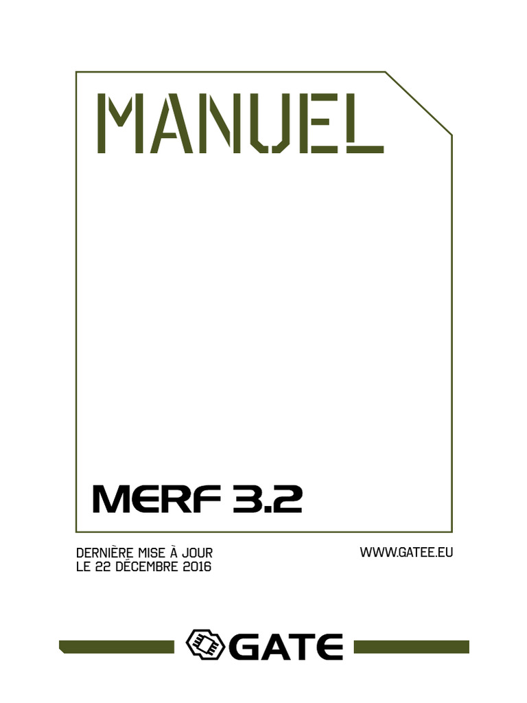 Manuel d'utilisation du MERF 3.2 | PDF | Déchets électroniques | Recyclage