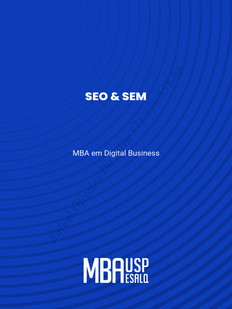 Estratégias de SEO e SEM para Empresas | PDF | Marketing | SEO