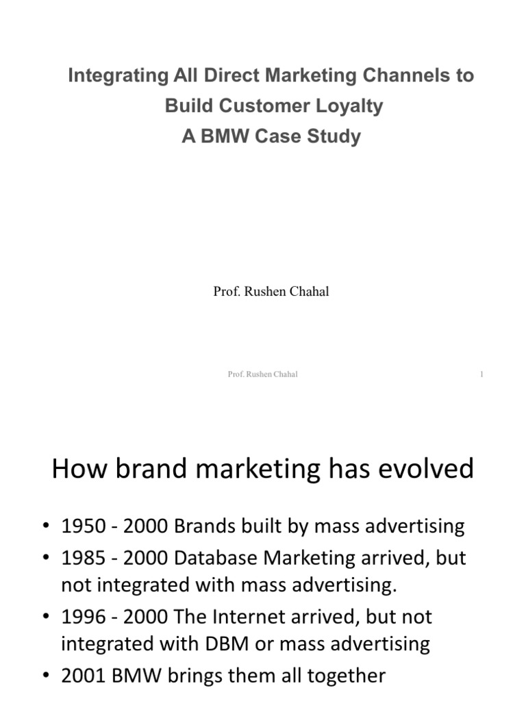 bmw case study marketing management pdf