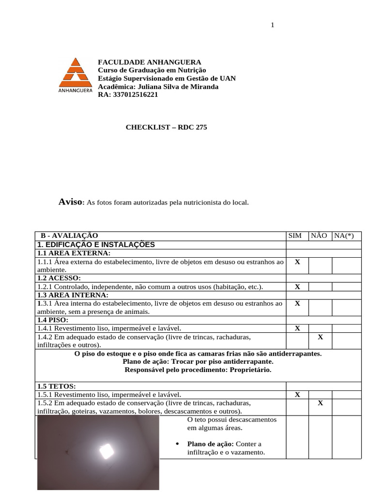 Checklist RDC 275 para UAN | PDF | Desperdício | Embalagem e rotulagem