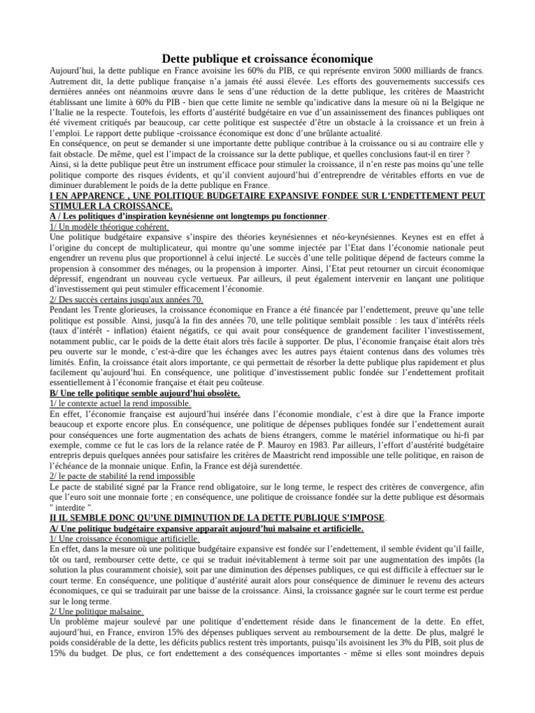dette-publique-et-croissance-en-france-pdf-dette-publique-solde