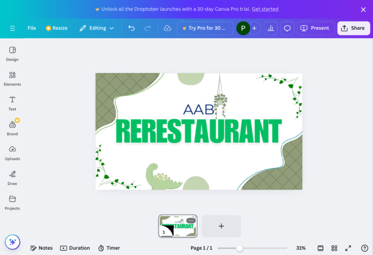 Restaurant Design Presentation | PDF