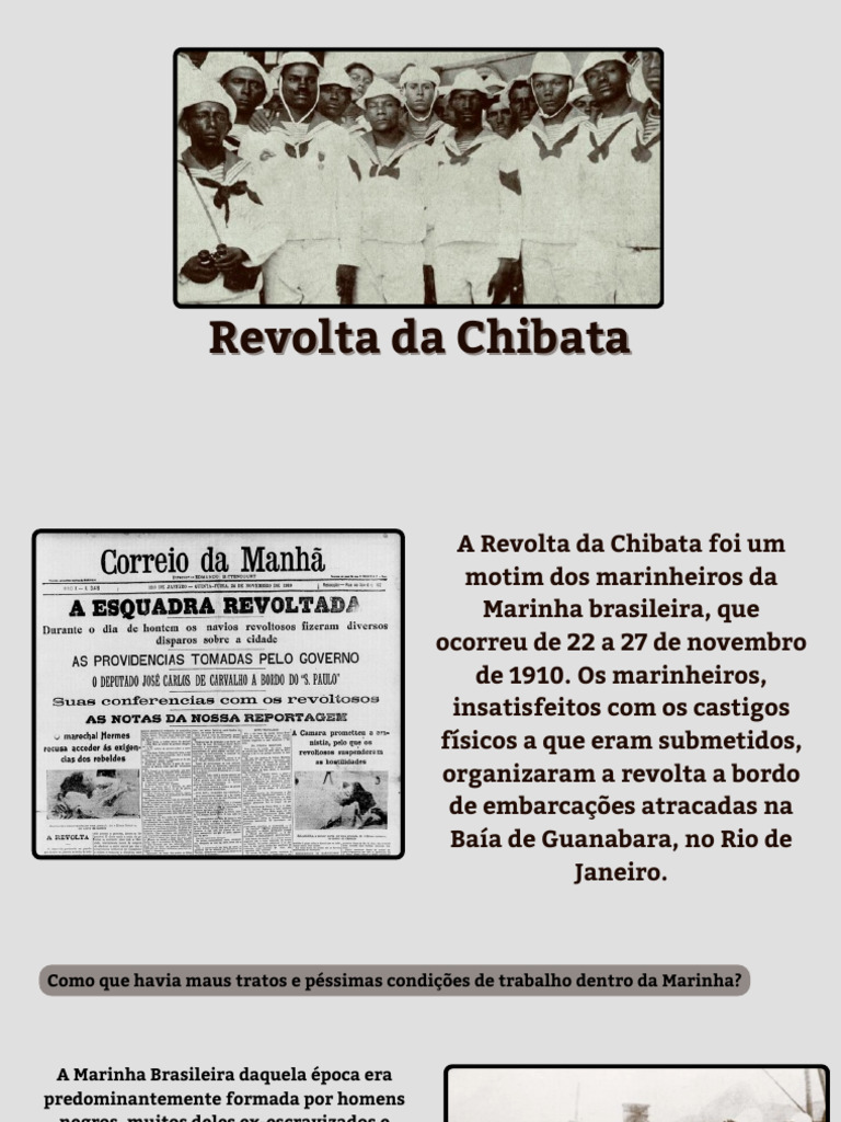 Revolta Da Chibata | PDF | Brasil | Militar