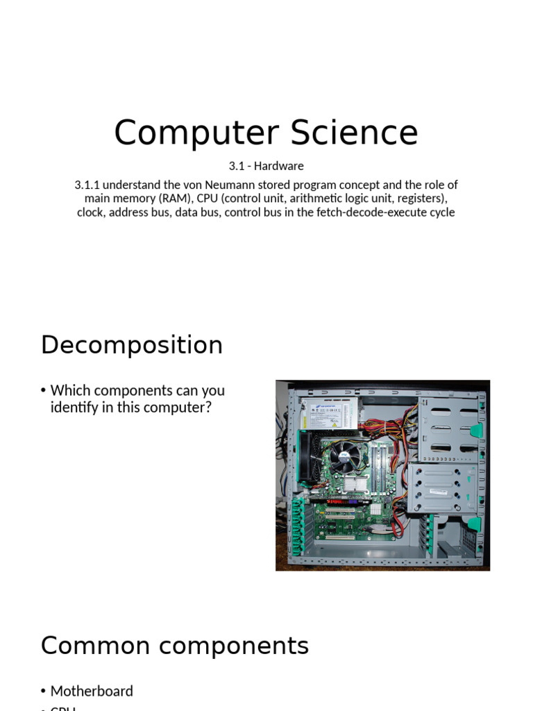Understanding Computer Hardware Basics | PDF | Central Processing Unit ...