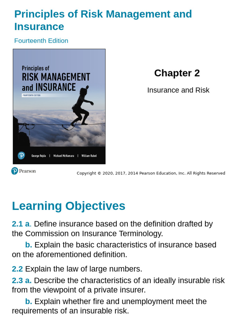 rejda_rmi_ppt02_pb | PDF | Insurance | Reinsurance