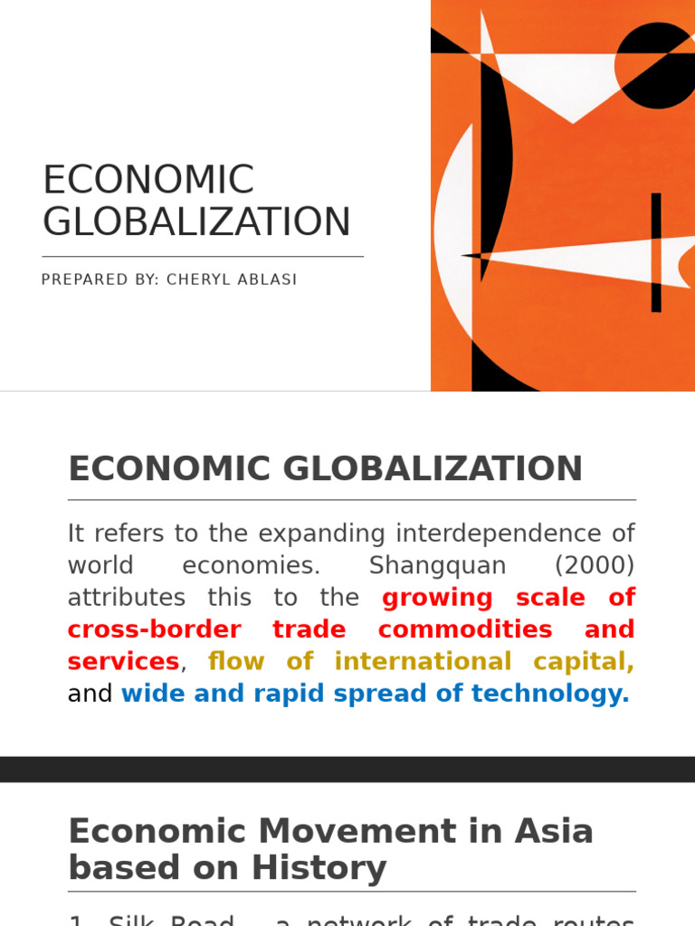 Economic Globalization Overview | PDF | World Systems Theory ...