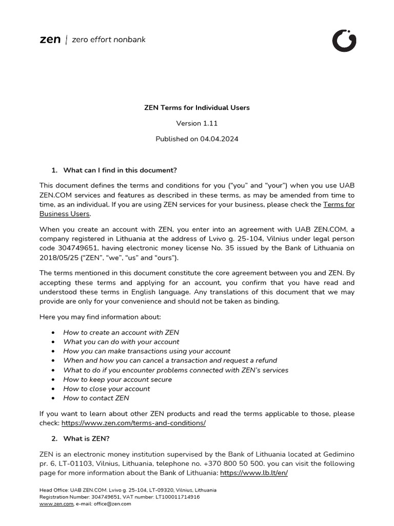Terms and Conditions | PDF | Identity Document | Payments
