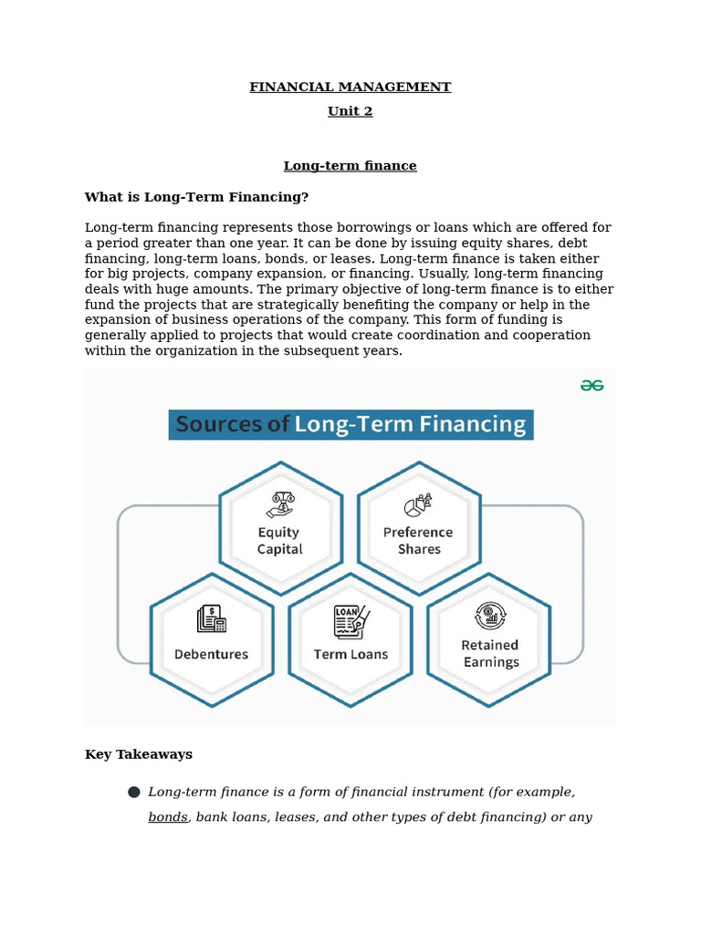FINANCIAL MANAGEMENT UNIT 2 | PDF | Leverage (Finance) | Stocks