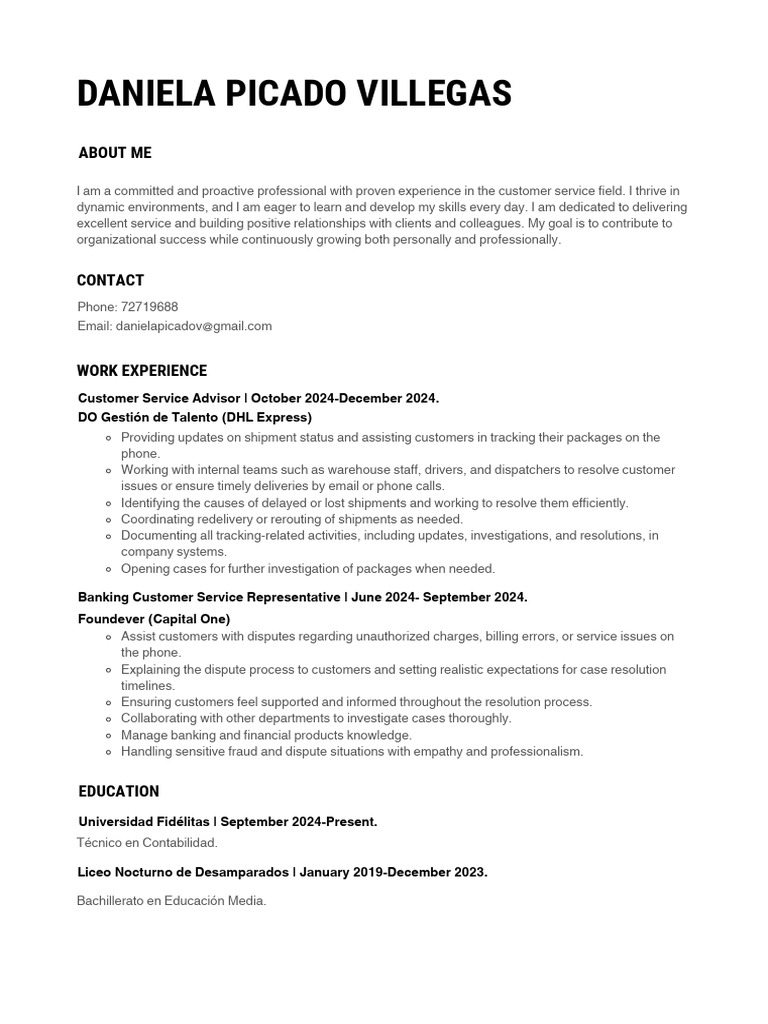 Systems Design Resume in White Black Simple Style | PDF