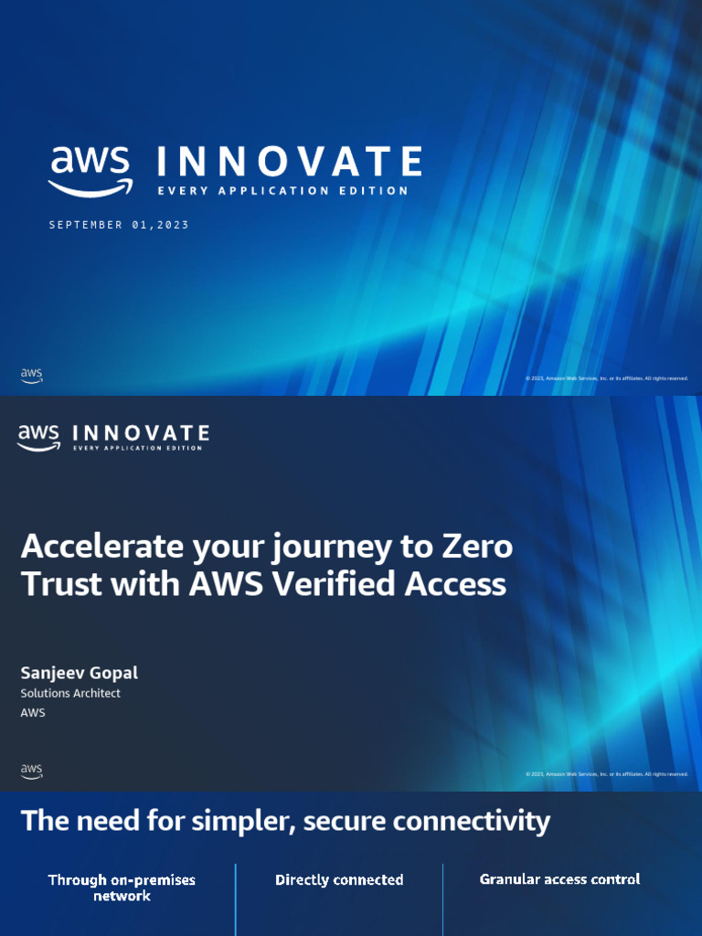 Simplifying Zero Trust with AWS Access | PDF | Amazon Web Services ...