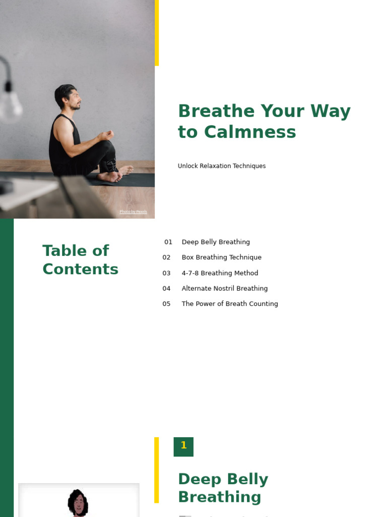 Breathng Techniques | PDF | Breathing | Relaxation (Psychology)