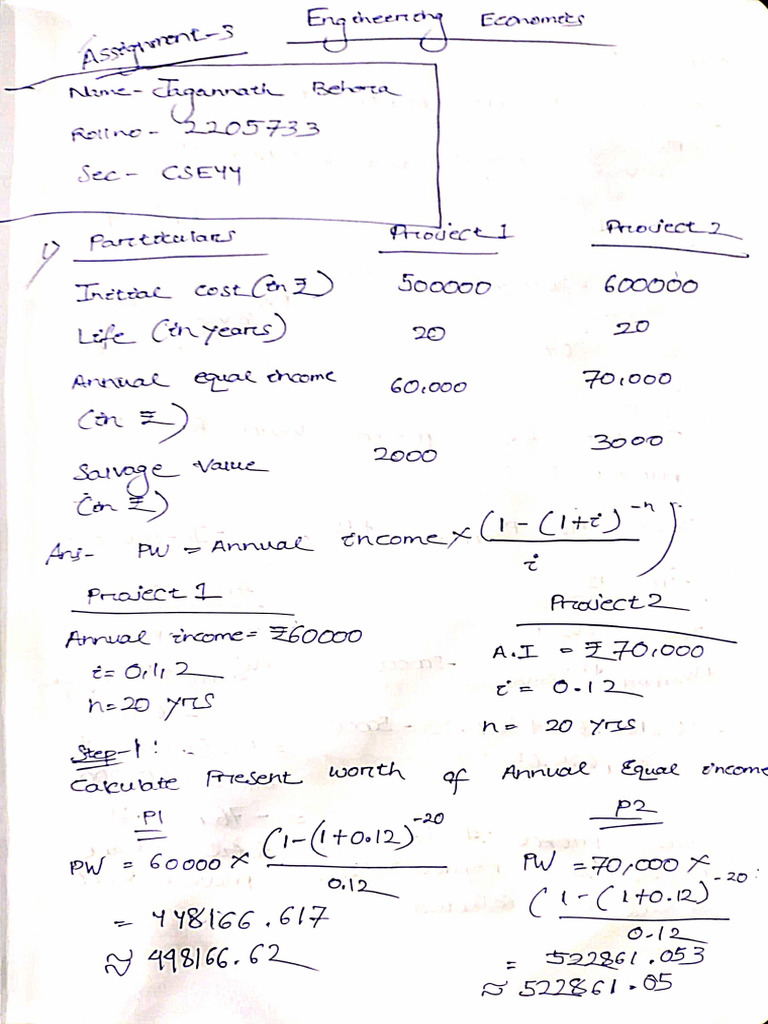 EE Assignment | PDF