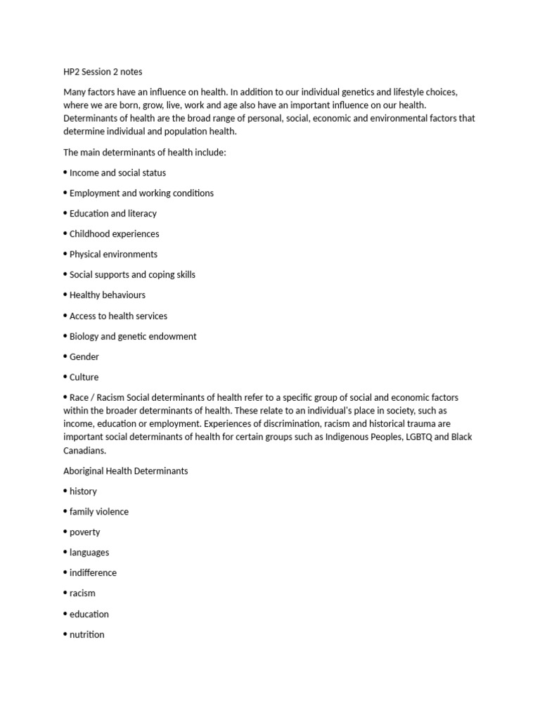 HP2 Session 2 Notes | PDF | Literacy | Nursing