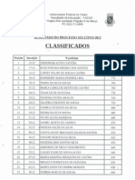 Classificados p6m 2012