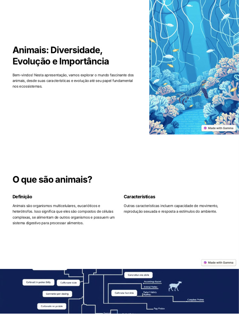 Animais Diversidade Evolucao e Importancia | PDF | Biodiversidade ...