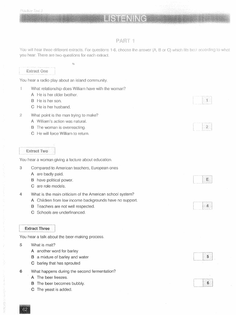 Listening Test 3 | PDF