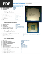 CPU Intel Core i5-11400F 2.50GHz CPU 1736047462?v=1