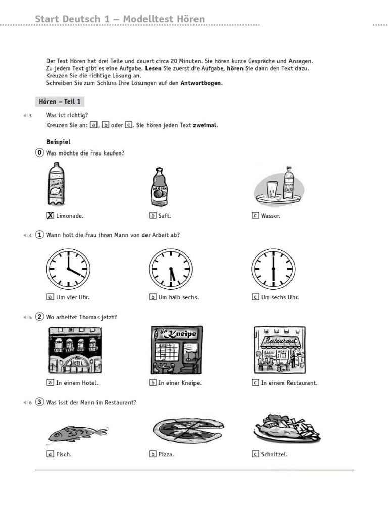Hören A1 | PDF