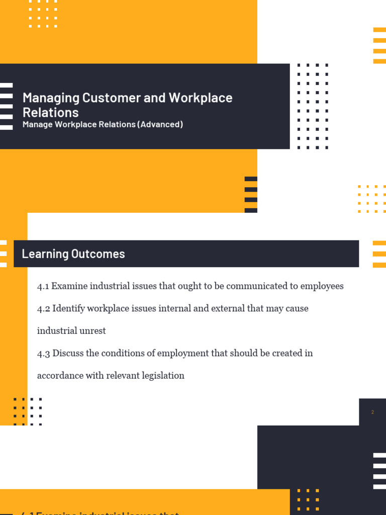 Manage Workplace Relations Advanced Pdf Employment Gender Pay Gap