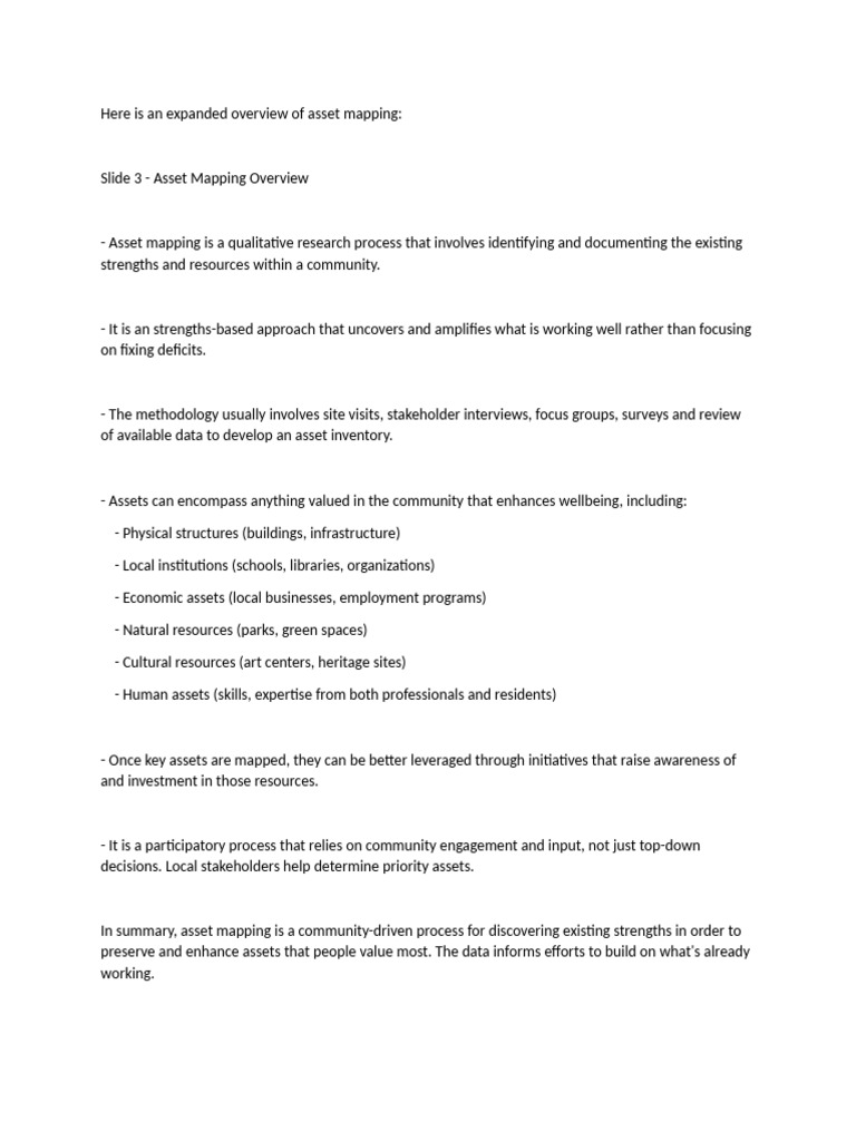 Community Asset Mapping Guide | PDF
