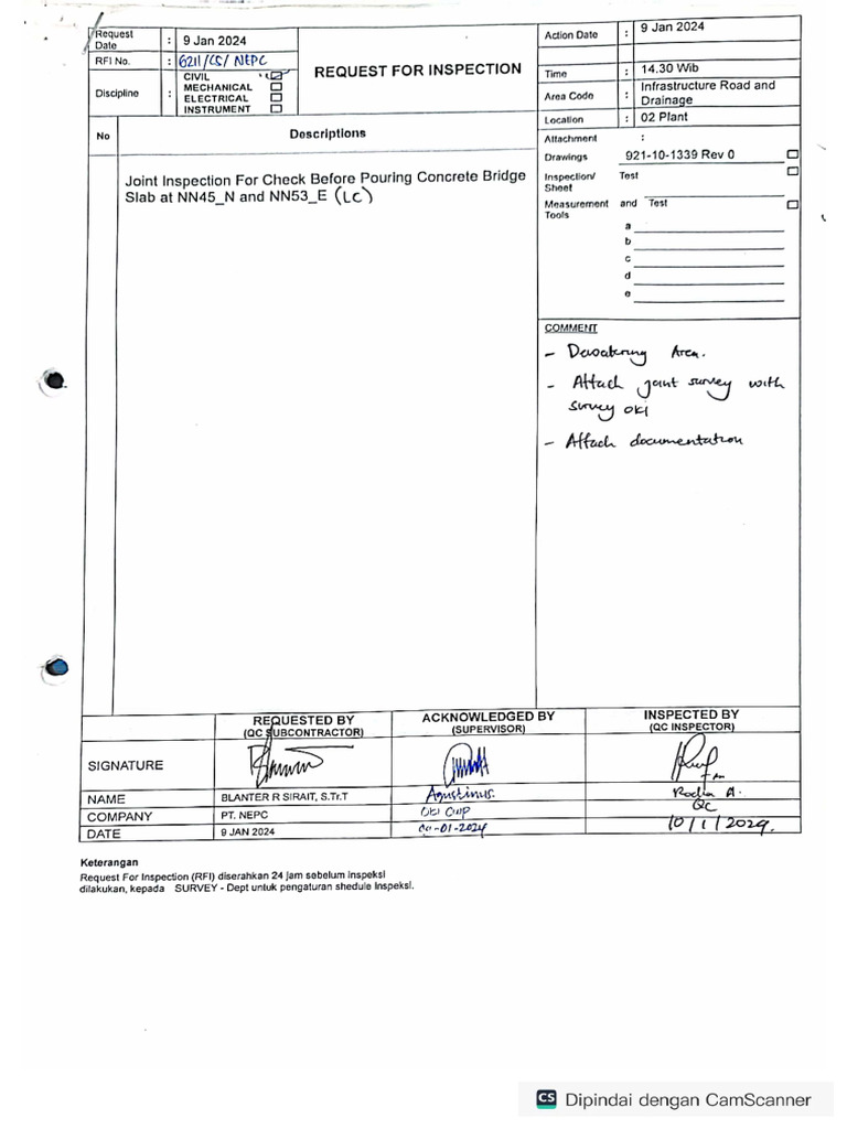 No. RFI 6211 (O2 CMP) | PDF