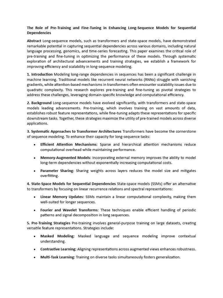 The Role of Pre-Training and Fine-Tuning | PDF | Applied Mathematics ...