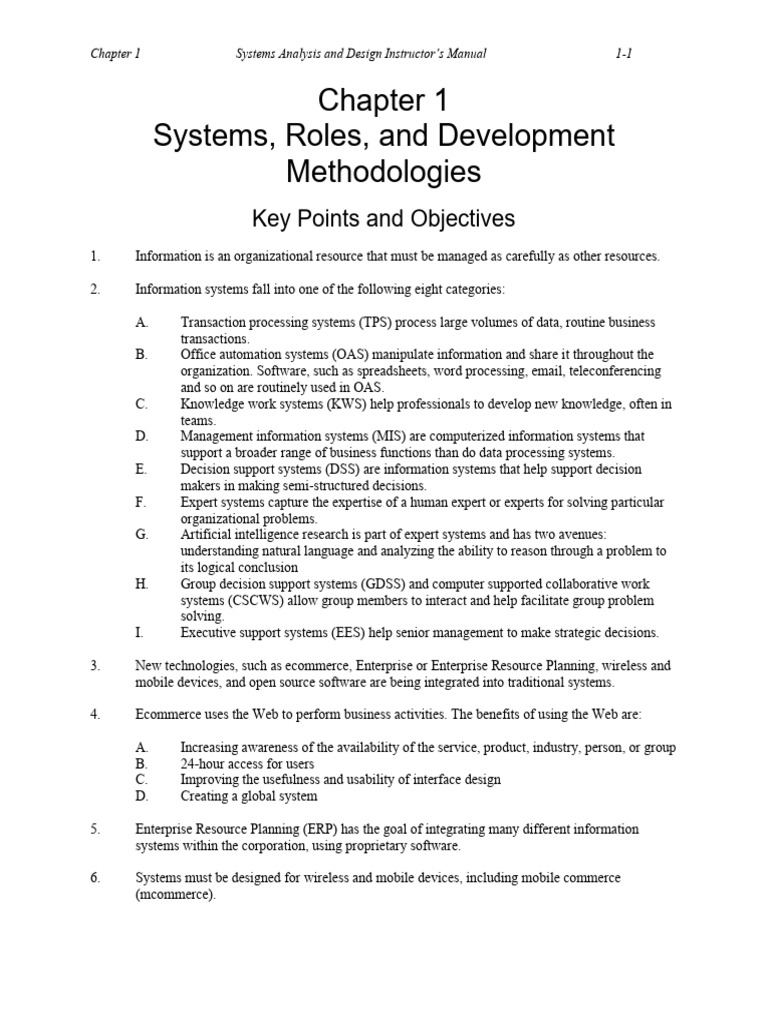 Systems Analysis and Design Overview | PDF | Agile Software Development ...