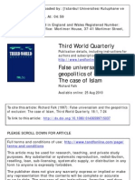 Third World Quarterly: To Cite This Article: Richard Falk (1997) : False Universalism and The Geopolitics