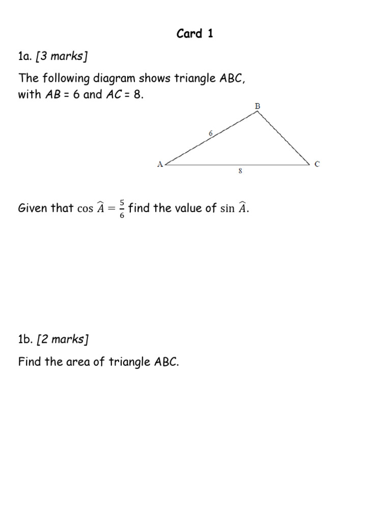 Triangle and Logarithm Problems | PDF | Area | Circle