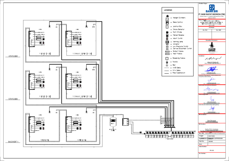 Fire Suppression System Diagram | PDF | Fires | Building Automation