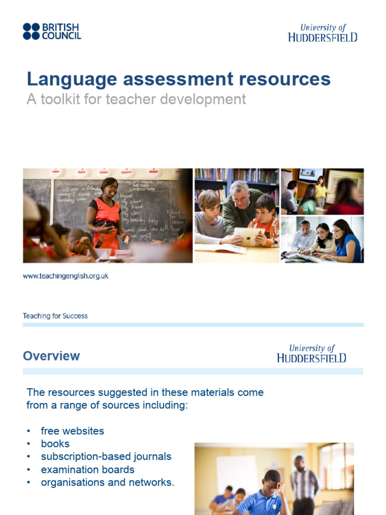 Language Assessment Resources Toolkit | PDF | Educational Assessment ...
