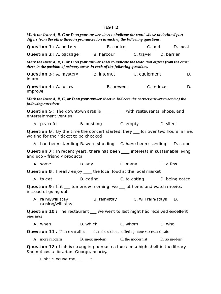 TEST 2 | PDF | Mekong | River