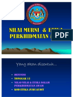 Nilai Murni & Etika PA