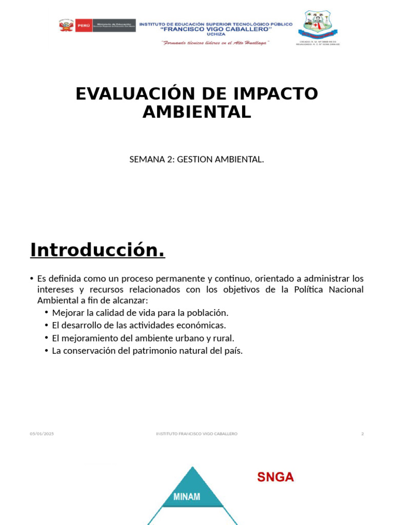 Evaluación de Impacto Ambiental 2025 | PDF | Entorno natural