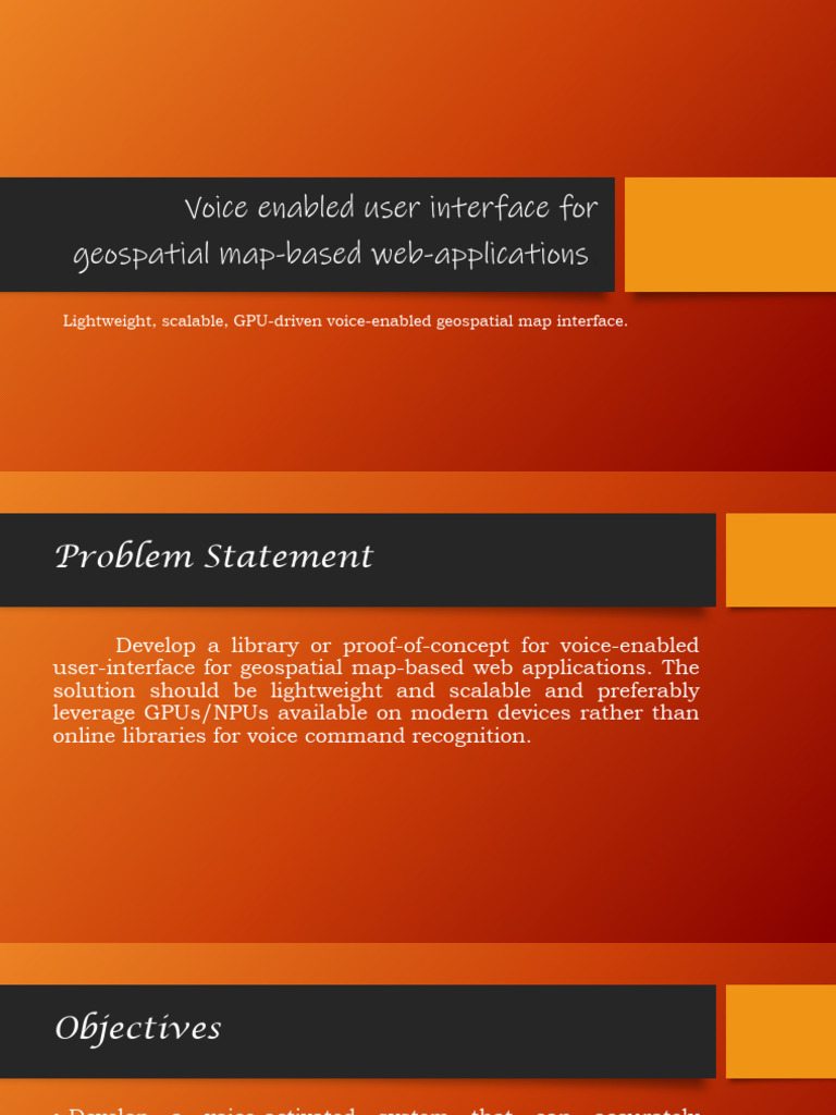 Final Year Project Idea | PDF | Geographic Information System | Speech ...