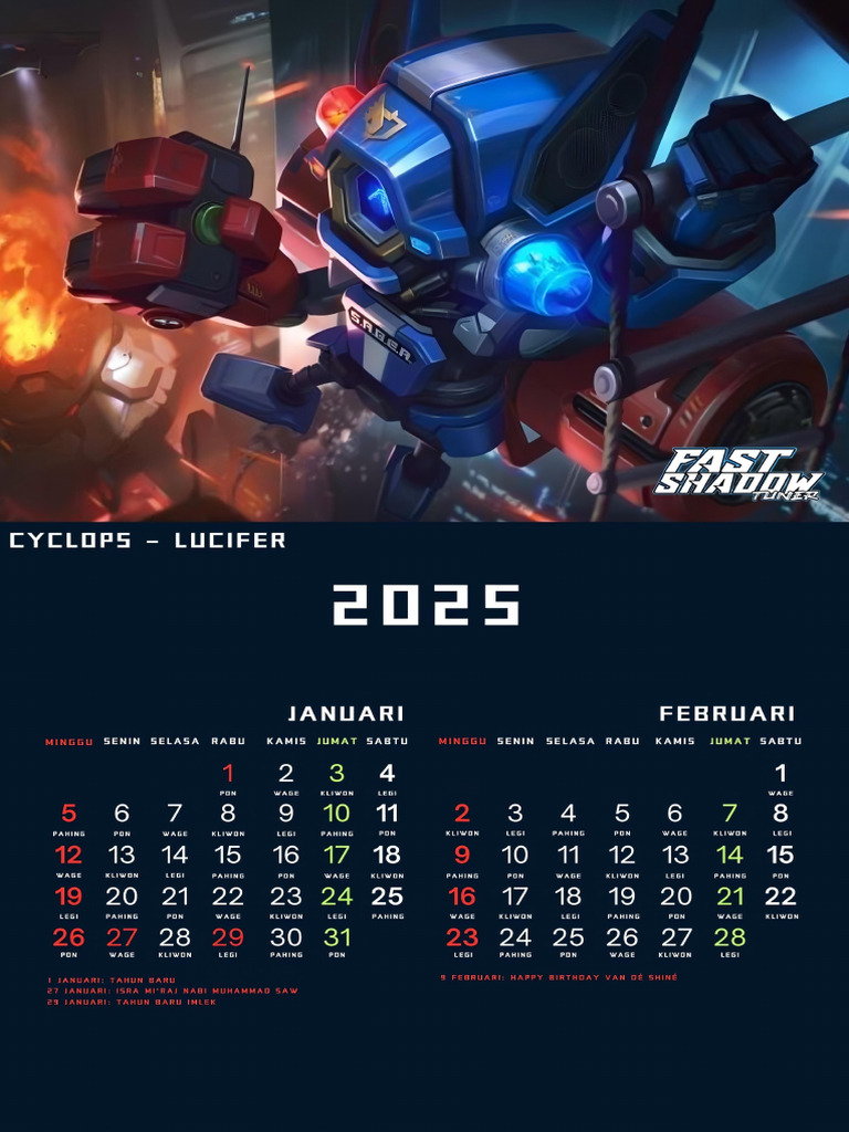 Kalender FST 2025 | PDF