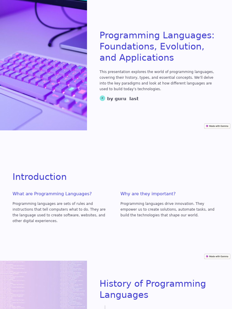 tony ppt | PDF | Computer Programming | Programming Language