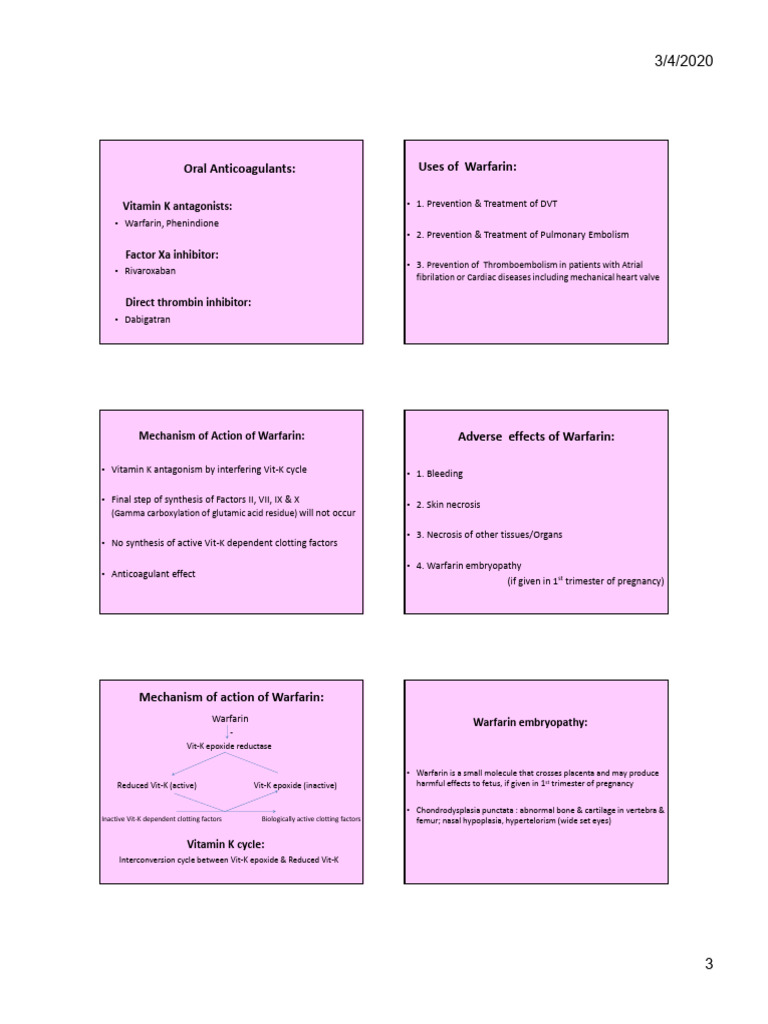 40.anticoagulants and Thrombolytics | PDF | Coagulation | Thrombosis