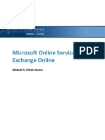Office365 Exchange Online Module5 Client Access
