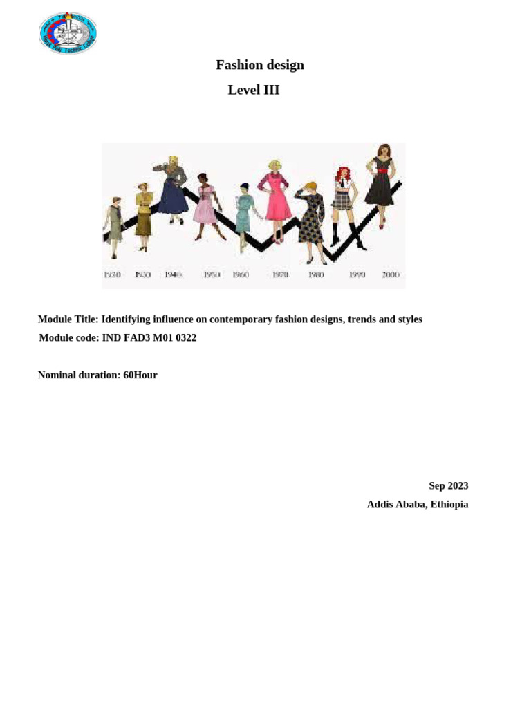 Influences on Contemporary Fashion Trends | PDF | Clothing | Fashion