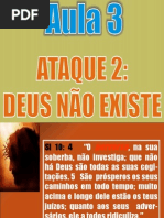 Apologética_Aula III_Deus Não Existe