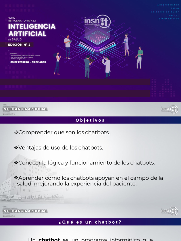 Chatbots en Salud: Funciones y Ventajas | PDF | Inteligencia artificial ...