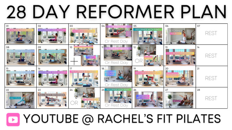 Rfp 28 Day Reformer Pilates Challenge Pdf