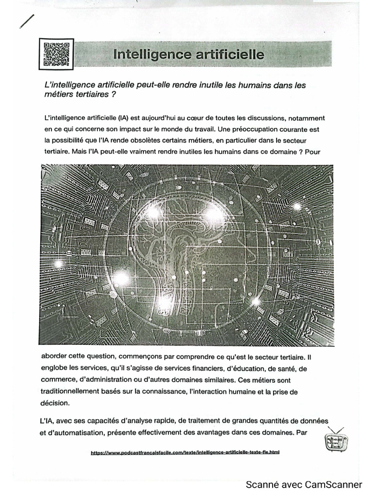 Lintelligence Artificielle | PDF