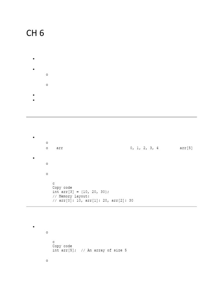 Understanding Arrays in C Programming | PDF | Computer Engineering ...