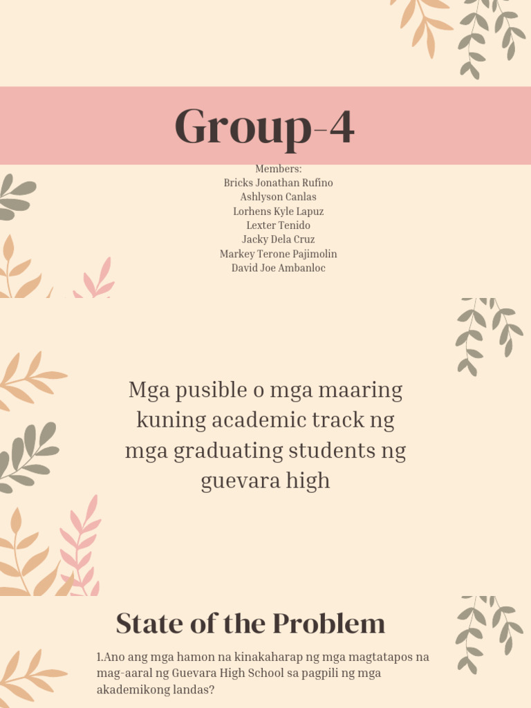 Group 4 | PDF