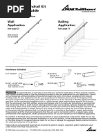 Standard Handrail Detail Drawing | PDF | Pipe (Fluid Conveyance) | Stairs