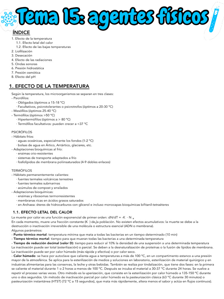 Tema 15 | PDF | Archaea | Las bacterias