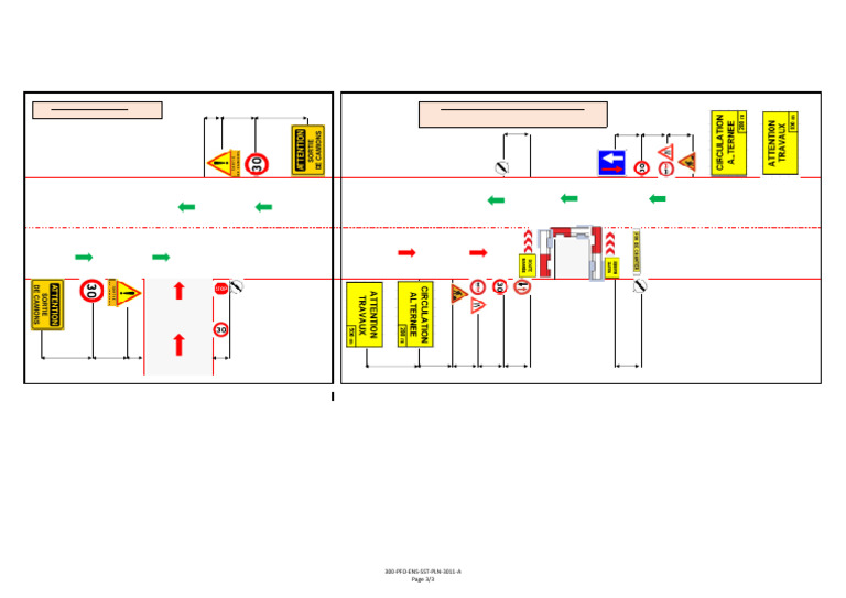 Plan de Signalisation de Chantier | PDF | Transport terrestre ...