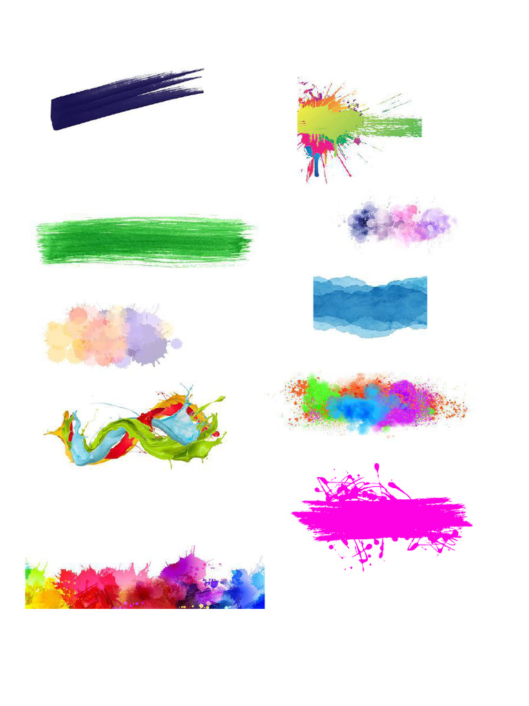 manchas de colores | PDF